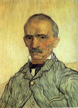 Vincent Van Gogh : Portrait of the Chief Orderly(Trabuc)
